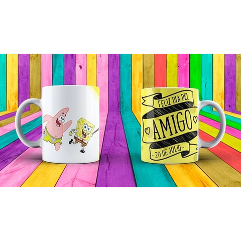 80 Plantillas Sublimación Tazas Día Del Amigo / Pack #2