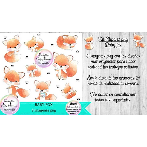 Cliparts Imagenes Png Baby Fox Zorro Bebé