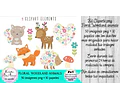 Cliparts Png Y Papeles Woodland Animales Del Bosque Florales