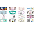 80 Plantillas Sublimación Tazas Día Del Amigo / Pack #2