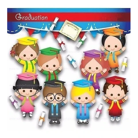 Kit Imprimible  Egresaditos 18 Imágenes Png
