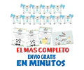 Kit Baby Shower Tiernos Animalitos Tribal Leoncito Oso Nene