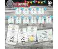 Kit Baby Shower Tiernos Animalitos Tribal Leoncito Oso Nene