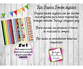 Papeles Fondos Digitales Escolares Mod.1 - Kit Imprimibles