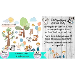 Cliparts Imagenes Png Animals Party Fiesta De Animales