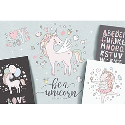 Cliparts Png Unicornios Magicos Acuarela Watercolor Pa37