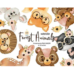 Cliparts Imagenes Png Animales Del Bosque Cl4
