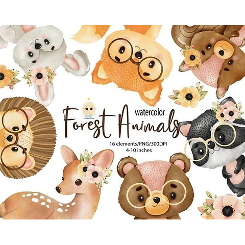Cliparts Imagenes Png Animales Del Bosque Cl4