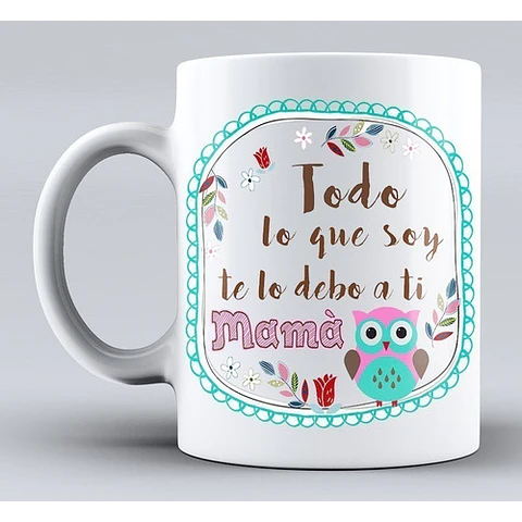 Pack #1 Plantillas Sublimación Tazas - Día De La Madre / Psd