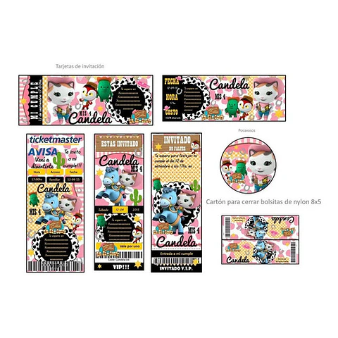 Kit Imprimible Candy Bar Sheriff Callie El Mas Completo