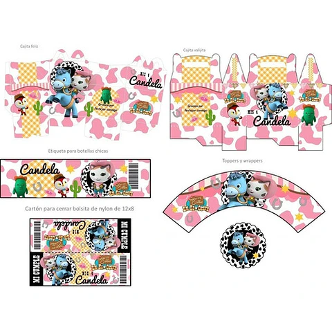 Kit Imprimible Candy Bar Sheriff Callie El Mas Completo