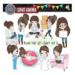Pack Imagenes Joven Adolescente Cabello Marron S6 + regalo A1
