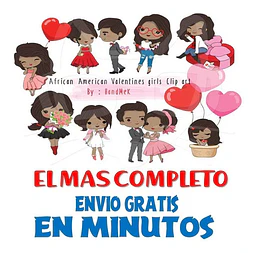 Pack Imagenes Tierna Morocha San Valentin Amor + Regalo A1