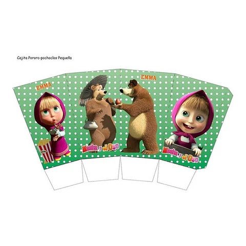 Kit Imprimible Candy Bar Masha Y El Oso El Mas Completo