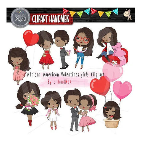 Pack Imagenes Tierna Morocha San Valentin Amor + Regalo A1
