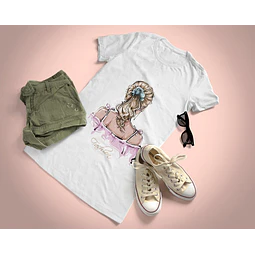 Plantillas Diseños Remeras Mujer P/ Sublimación Mockups M3