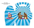 Kit Imprimible Candy Bar Masha Y El Oso El Mas Completo