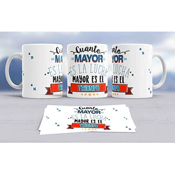 Diseños Plantillas Tazas Frases Motivación Sublimación M1
