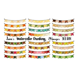 Cliparts Imagenes Png Banderines De Colores Jk85