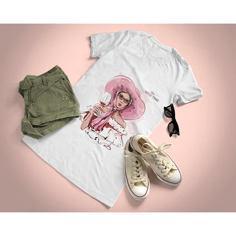 Plantillas Diseños Remeras Mujer P/ Sublimación Mockups M3