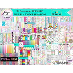 Kit Pack Empresarial Unicornios Mega Completo - Unico