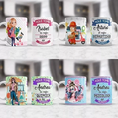 100 Plantillas Para Sublimar Tazas Aquí Toma Nuevas