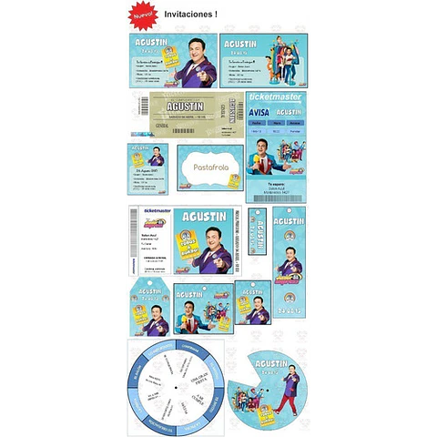 Kit Imprimible Topa Junior Express Editable