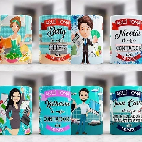 100 Plantillas Para Sublimar Tazas Aquí Toma Nuevas