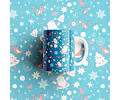 Plantillas Sublimación Tazas - Collage Navidad