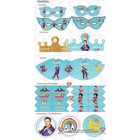 Kit Imprimible Topa Junior Express Editable