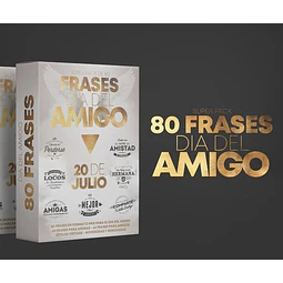 Pack 80 Frases Png Día Del Amigo Sublimación Diseño