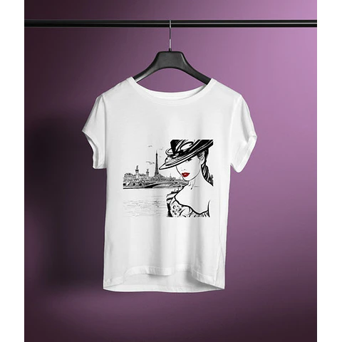 Plantillas Diseños Remeras Mujer P/ Sublimación Mockups M12