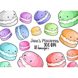 Cliparts Imagenes Png Macarons De Colores Pasteles Jk36