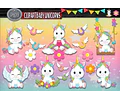 Pack Imágenes Clipart Bebes Unicornio Baby Unicorns + Regalo