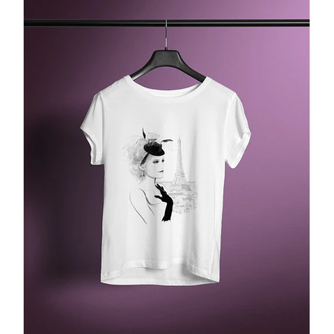 Plantillas Diseños Remeras Mujer P/ Sublimación Mockups M12