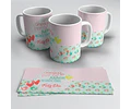 Plantillas Sublimación Tazas Set De Mate - Día De La Madre