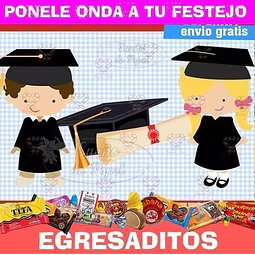 Kit Imprimible Egresados Jardin Egresaditos Editable