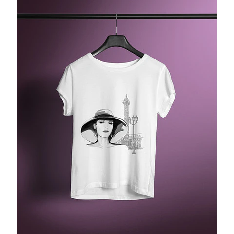 Plantillas Diseños Remeras Mujer P/ Sublimación Mockups M12