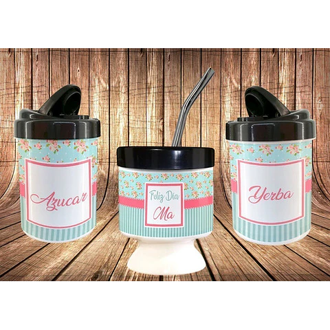 Plantillas Sublimación Tazas Set De Mate - Día De La Madre