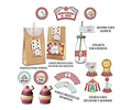 Kit Imprimible Candy Bar Circo Vintage El Mas Completo