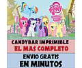 Kit Imprimible Candy Bar My Little Pony El Mas Completo