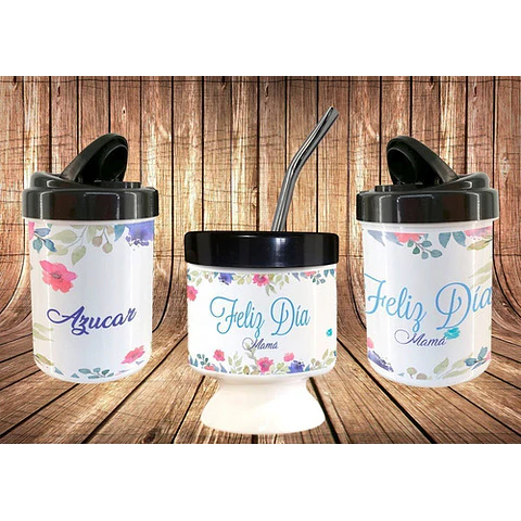 Plantillas Sublimación Tazas Set De Mate - Día De La Madre
