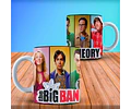 Diseños Plantillas Tazas The Big Bang Theory Sublimación M3
