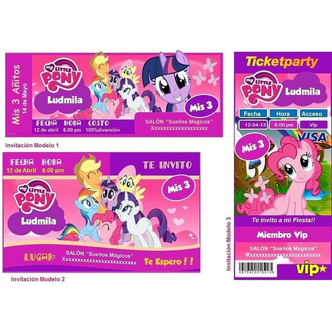 Kit Imprimible Candy Bar My Little Pony El Mas Completo