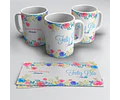 Plantillas Sublimación Tazas Set De Mate - Día De La Madre