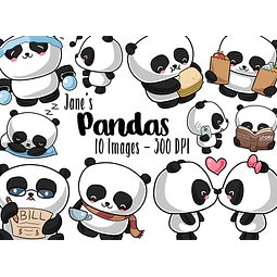 Cliparts Imagenes Png Pandas Panditas Jk41