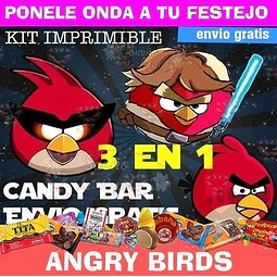 Kit Imprimible Angry Birds Angry Birds Space Y Star Wars