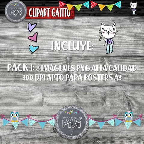 Pack Imágenes Hd Clipart Adorable Gatito De Pie Caperuza