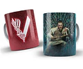 Kit Diseños Plantillas Tazas Vikings Sublimación Colección