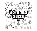 Pack De Vectores Manos De Mickey Mouse